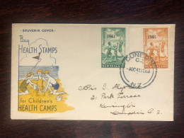 NEW ZEALAND FDC TRAVELLED COVER LETTER  1941 YEAR HEALTH MEDICINE - Brieven En Documenten