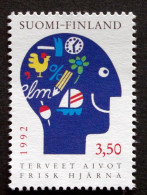 FINLANDIA SALUD 1992 Yv 1134 MNH - Neufs