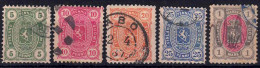 YT 21 à 25 - Used Stamps