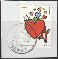 Fragment - Postmark LAMEGO -|- Mundifil Nº 3907 . Natal - Usati