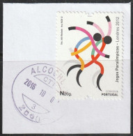Fragment - Postmark ALCOCHETE . 2016 -|- Mundifil Nº 4217 Jogos Paralimpicos - Oblitérés