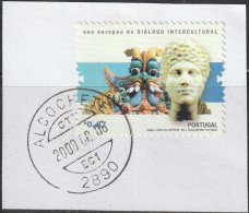 Fragment - Postmark ALCOCHETE -|- Mundifil Nº 3791 . Ano Europeu Do Diálogo Intercultural - Oblitérés