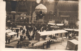 Aviation - Carte Photo - Salon Meeting à Paris ? - Avion Biplan Monoplan Ballon - Fliegertreffen