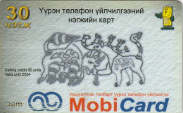 PREPAID PHONE CARD MONGOLIA  (E2.12.7 - Mongolië