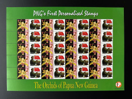 Papua New Guinea PNG 2007 Mi. 1244 Personalized Mao Zedong Tsé-Tung Chine China Orchids Flag Drapeau Fahne Flowers - Mao Tse-Tung