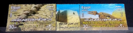 EGYPT 2008,  Complete Set Of  Wadi El-Hitan The Oldest World Natural Heritage Site, VF - Usati