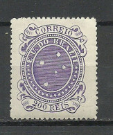 BRAZIL Brazilia O 1890 Michel 98 * - Unused Stamps