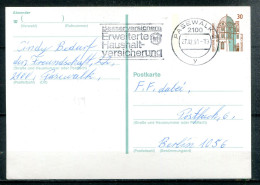 REPUBLIQUE FEDERALE ALLEMANDE - Ganzsache(Entier Postal) Michel P 147(Besserversichern Erweiterte Haushalt Versicherung) - Postkarten - Gebraucht