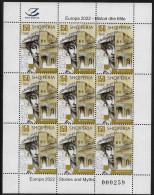 ALBANIA /ALBANIEN /ALBANIE /EUROPA 2022 -"LEYENDAS Y MITOS" - "STORIES And MYTHS".-  SHEET Of 9 STAMPS MINT - 2022