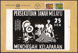 Federation Of Malaya Sc111 FAO, Freedom From Hunger, Agriculture, Photo Essay FDC, Essai - Tegen De Honger