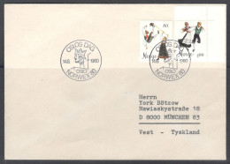 Norway.   International Stamp Exhibition NORWEX '80. Oslo Day.   Special Cancellation - Lettres & Documents