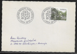 Norway.   The Camp Nord-Rogaland Krets By N.S.P.F. At Åpta.   Norway Special Event Postmark. - Lettres & Documents