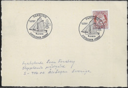 Norway.   Farsund, Kretsleiren Huseby, "Lister". NSF District Boy Scout Camp.   Norway Special Event Postmark. - Brieven En Documenten