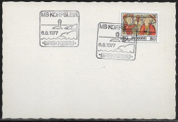 Norway.   MS Korpsleir, Brekkestø. Snational Boy Scout Camp.   Norway Special Event Postmark. - Lettres & Documents