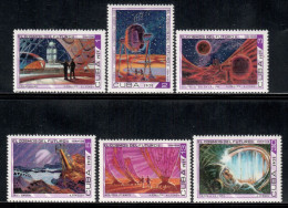 Cuba 1975 Mi# 2039-2044 ** MNH - Cosmonaut’s Day / The Future Of Space - Nordamerika