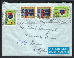 NATIONS UNIES Ca.1965: LSC De New York à Genève (Suisse) - Lettres & Documents