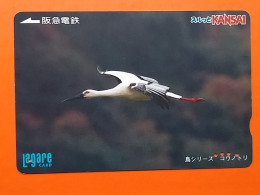 T-180 - JAPAN -JAPON, NIPON, Carte Prepayee - Bird, Oiseau - Autres & Non Classés