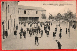 CPA 42  PELUSSIN LES CROIX Pensionnat St Jean Cour De Récréation - Pelussin