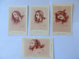 Lot De 4 CPA - Illustrateur Hippolyte Lazerges - Chemin De Croix - Sammlungen & Sammellose