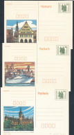 RDA - Entier Postal / DDR - Ganzsachen Mi.Nr. P 109/01, 02, 03 ** - Cartes Postales - Oblitérées