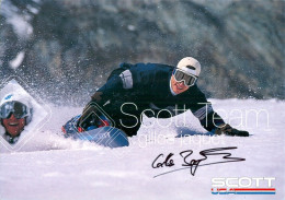 Autogramm Scott Team-AK Snowboarder Gilles Jaquet Schweiz La Chaux-de-Fonds ISF Olympia Weltmeister Helvetia Switzerland - Autographes