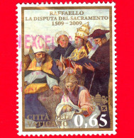 VATICANO - Usato - 2009 - 5º Centenario Della Disputa Del Sacramento - Raffaello - Dettaglio Dell'affresco - 0,65 - Used Stamps