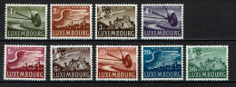 Luxembourg - Yvert  PA 7/15 - Neufs Avec Charnière - Boucle De La Moselle Et Vue De Luxembourg - Unused Stamps