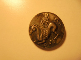 Replik Eines Stater „Q Pegasos/A-P, Kopf Der Athena, Pflug“, Aus Griechenland/Korinth Durchmesser: 19,5 M - Fausses Monnaies