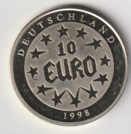 BRD 1998: 10 Euro, Medal - Autres & Non Classés