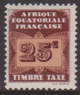 Afrique Equatoriale Taxe 4** - Autres & Non Classés