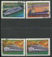 Soviet Union:Russia:USSR:Used Stamps And Unused Stamp River Passenger Ships, 1981 - Used Stamps