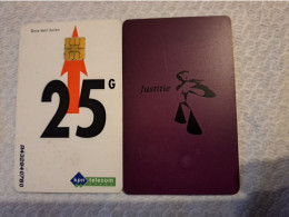 NETHERLANDS   HFL 25,-   / USED  / DATE; NO DATE !!  JUSTITIE/PRISON CARD  CHIP CARD/ USED   ** 16167** - GSM-Kaarten, Bijvulling & Vooraf Betaalde