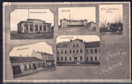 Österreich 1927 - 2273 Hohenau NÖ, E-Werk, Bahnhof, Hauptstrasse, Gemeindeamt - Gänserndorf