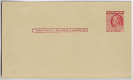 USA United States 1951 Postal Stationery Card 2 Cents Benjamin Franklin Unused - 1941-60