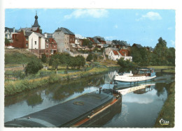 BERLAIMONT LE CANAL DE LA SAMBRE PENICHE 1976 - Berlaimont