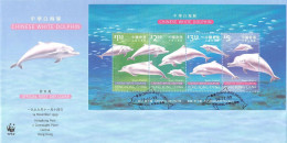 HONG KONG - FDC WWF 1999 - DOLPHIN / 4181 - FDC