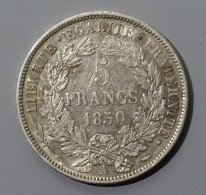 Tres Belle 5 Francs 1850 A Ceres Etat Ttb A Sup - 5 Francs