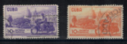 Cuba - Express - "Facteur Motocycliste" - Série Oblitérée N° 26 à 27 De 1960 - Exprespost