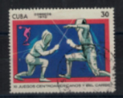 Cuba - "11ème Jeux Centraméricains Et Des Caraïbes : Escrime" - Oblitéré N° 1376 De 1970 - Used Stamps