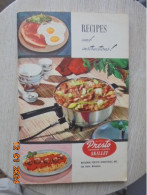 Recipes, Instructions And Time Tables For The National Presto Automatic-Electric Skillet - American (US)