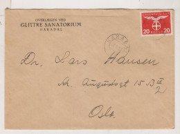 NORWAY 1943 HAKADAL Nice Cover - Lettres & Documents