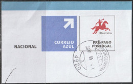 Fragment - Postmark V. NOVA DE CERVEIRA -|- Correio Azul. Pré-Pago / Prepaid Blue Mail - Oblitérés