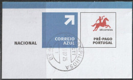 Fragment - Postmark PAMPILHOSA -|- Correio Azul. Pré-Pago / Prepaid Blue Mail - Oblitérés