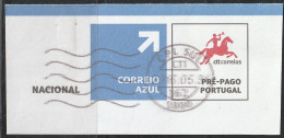 Fragment - Postmark CPL SUL -|- Correio Azul. Pré-Pago / Prepaid Blue Mail - Oblitérés