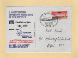 Allemagne - Poste Ferroviaire - Premiere Liaison Intercites - 1975 - Lettres & Documents