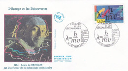 FDC--1994-- Louis De BROGLIE  Créateur De La Mécanique Ondulatoire..........cachet  STRASBOURG -67 - 1990-1999