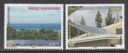 2010 Wallis & Futuna Renewable Energy Solar Power Complete Set Of 2 MNH - Neufs