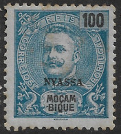 Niassa – 1898 King Carlos 100 Réis Mint Stamp - Nyassa