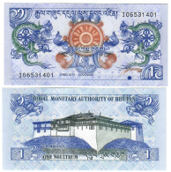 Bhutan 1 Ngultrum 2019 (2021) UNC - Bhutan