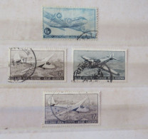 Belgium 1946 - 1951 - Airmail Stamps Planes - Usati